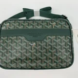 Сумка через плечо мужская/женская Goyard зеленая новая (photo 3)