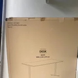 стол с JYSK, STAUNING DESK WHITE, размер: W80xL160xH75 cm. (photo 4)