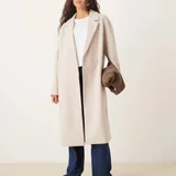 ASOS DESIGN светло-бежевое пальто (photo 1)