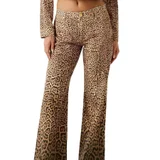 **Джинсы GUESS с леопардовым принтом** (photo 1)