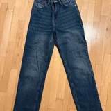 Джинсы H&M прямые, размер 34, посадка средняя, на рост 170 до щиколотки. Плотные. (photo 3)