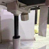 😌 Игровое кресло IKEA UTESPELARE, серое, экокожа и текстиль, на колёсиках. (photo 3)