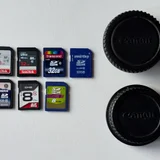 Набор из 7 SD-карт + крышки Canon (photo 1)