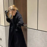 Пальто теплое длинное оверсайз Zara S-M (photo 1)