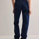 Джинсы Calvin Klein High Rise Straight тёмно-синие (photo 3)