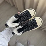 Теплые кеды в стиле Converse (photo 1)