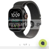 Apple Watch Ultra 4 Black Titanium Milanese Loop (photo 1)