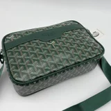 Сумка через плечо мужская/женская Goyard зеленая новая (photo 1)