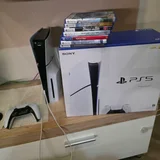PlayStation 5 Slim Disc Edition 1TB с дисками (photo 1)
