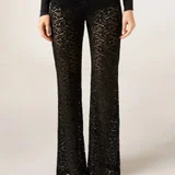 Брюки клеш с кружевом Calzedonia (photo 2)