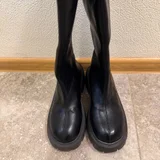 Кожаные демисезонные сапожки (photo 1)