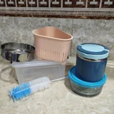 Набор посуды и мебели (контейнеры, термос, сушилка, два стула) (photo 1)