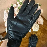 Кожаные перчатки на овчине, размер 7,5 (photo 2)