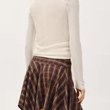 Юбка Zara ассиметричная в клетку (photo 3)