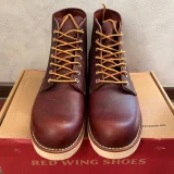 оригинальные ботинки Red Wing Round Toe 8196 в цвете Briar Oil, сделаны в США. (photo 2)