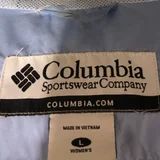 Для голубоглазых красавиц (и не только) б/у ветровка Columbia (женский размер L, классическая легкая куртка-дождевик (но не на ливень🙂) на сетчатой подкладке) в хорошем состоянии 💰 (photo 1)