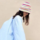 Вязаная панама в стиле Miu-Miu (photo 4)