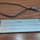 Складная алюминиевая подставка Unitek с USB-C хабом (photo 3)