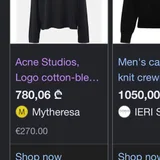 Свитшот Acne Studios, размер L (photo 1)