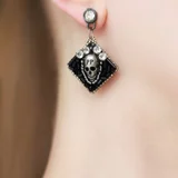 Серьги ROCK с черепом ручной работы (photo 2)