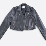 Укороченная куртка косуха Bershka M (photo 1)