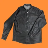 Черная кожаная куртка FSBN (photo 3)
