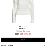 Ажурный шерстяной свитер Twinset (photo 3)
