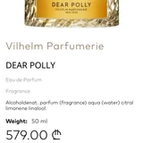 Парфюм Dear Polly Vilhelm Parfumerie 50 мл (photo 3)