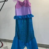 Костюм русалки р.120 (платье, перчатки, парик, палочка и украшения (photo 1)