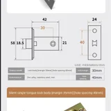 Дверный замок для ванной из нержавеющей стали (photo 4)