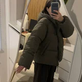 Пуховик Pull&Bear хаки размер S-M (photo 2)