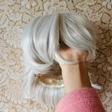 Парик для косплея Годжо Сатору с очками (photo 1)