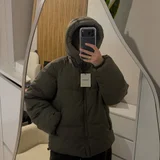 Пуховик Pull&Bear хаки размер S-M (photo 3)