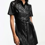 Платье Stradivarius из кожзама (photo 1)