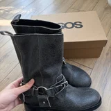 Topshop кожаные biker boots (photo 4)