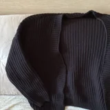 Черный вязаный кардиган (photo 2)