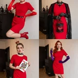 Красное платье S/M (photo 3)