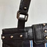 Винтажная кожаная сумка Burberry Blue Label (photo 4)