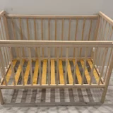 Детская кроватка Labebe 120х60 из натурального дерева с ортопедическим матрасом Plitex (photo 2)