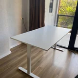 стол с JYSK, STAUNING DESK WHITE, размер: W80xL160xH75 cm. (photo 1)