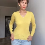 Жёлтый джемпер Adagio S (photo 3)