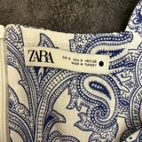 Хлопково-льняное платье Zara (photo 2)