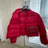 Красноя короткая куртка Armani Exchange, размер S (photo 2)