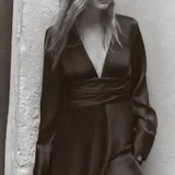 Шелковое платье Zara (photo 1)