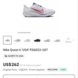 Беговые кроссовки Nike FD6033-107 (photo 6)