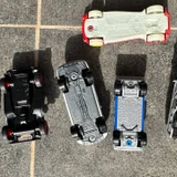 Набор детских машинок Hot Wheels и автовоз (photo 3)