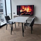 Обеденный стол 140х80х74 и 2 стула (photo 1)