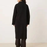 ASOS DESIGN черное пальто (photo 2)