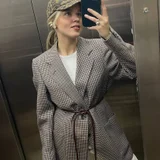 Шерстяной пиджак RITEX в «гусиную лапку» (photo 6)