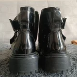 Ботинки из плотного кожзама 39 размер (photo 3)